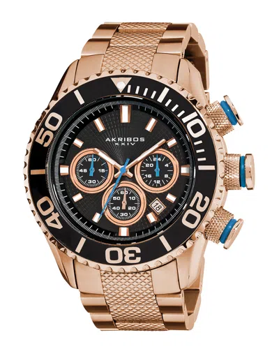 Akribos Xxiv Men's Stainless Steel Watch
