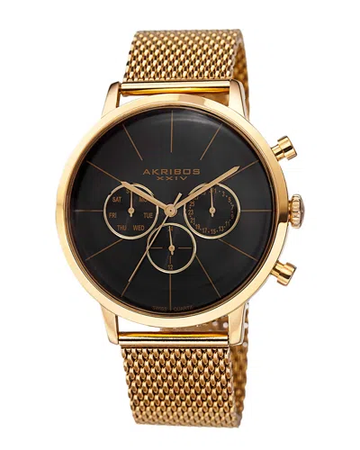 Akribos Xxiv Men's Ultimate Watch In Multicolor