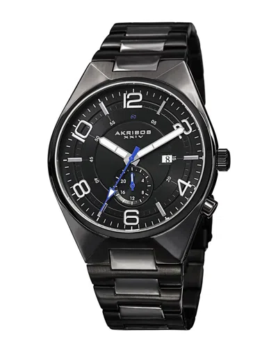 Akribos Xxiv Men's Watch In Blue