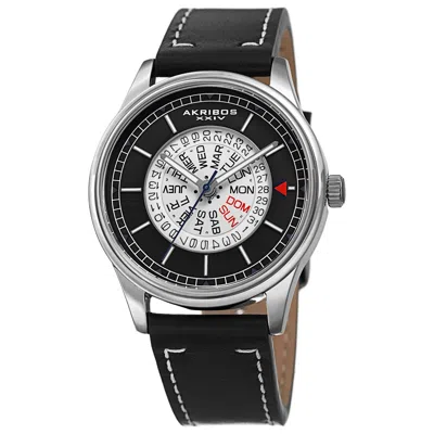 Akribos Xxiv Men's Watch In Black
