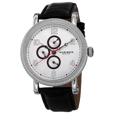 Akribos Xxiv Men's Watch Ak599wt In Black