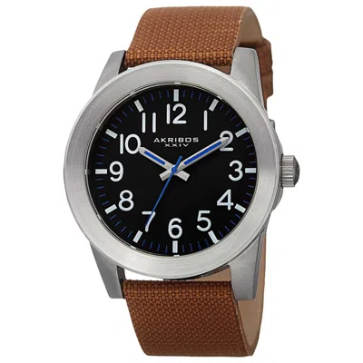 Akribos Xxiv Men's Watch Ak779ssbr In Brown