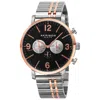 Akribos Xxiv Men's Stainless Steel Watch In Gray