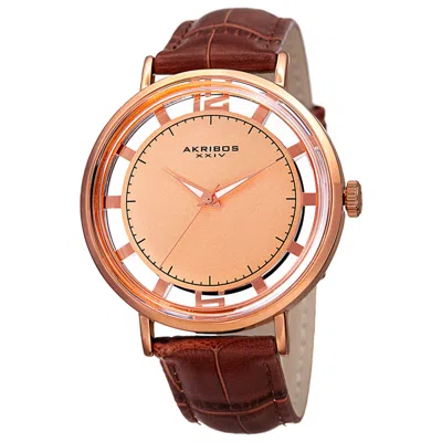 Akribos Xxiv Men's Watch Ak860rgbr In Red