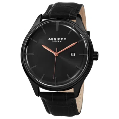 Akribos Xxiv Men's Watch Ak914bk In Black
