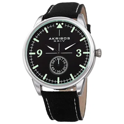 Akribos Xxiv Men's Watch Ak938bk In Black