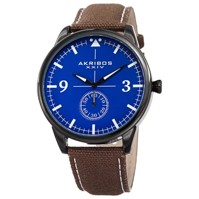 Akribos Xxiv Men's Watch Ak938br In Brown