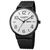 Akribos Xxiv Men's Stainless Steel Watch In Black