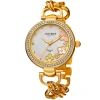 AKRIBOS XXIV AKRIBOS XXIV ORNATE QUARTZ DIAMOND WHITE DIAL LADIES WATCH P50140