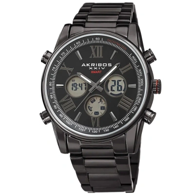 Akribos Xxiv Quartz Black Dial Men's Smart Watch Ak1095bk