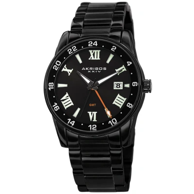 Akribos Xxiv Quartz Black Dial Men's Watch Ak1055bk