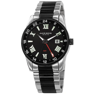 Akribos Xxiv Quartz Black Dial Men's Watch Ak1055ttb