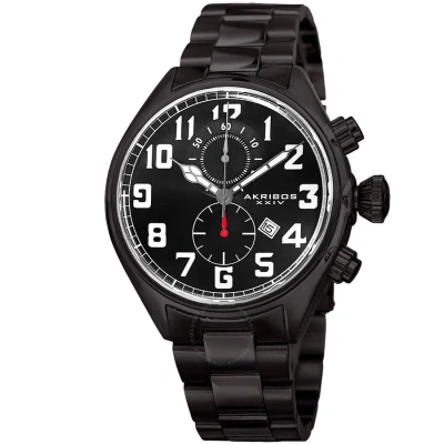 Akribos Xxiv Trek Chronograph Quartz Black Dial Men's Watch P50128