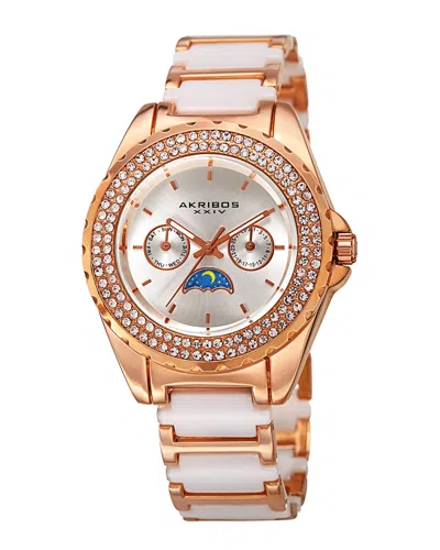 AKRIBOS XXIV AKRIBOS XXIV WOMEN'S ALLOY WATCH