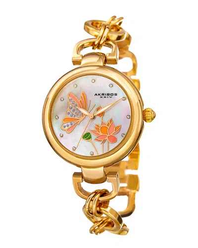 Akribos Xxiv Women's Alloy Watch In Multicolor