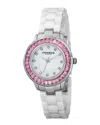 Akribos Xxiv Women's Ceramic Watch\t