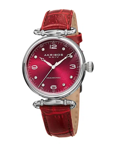 Akribos Xxiv Women's Diamond Watch