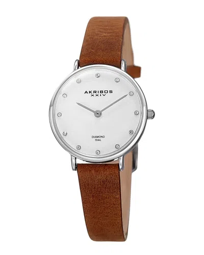 Akribos Xxiv Women's Diamond Watch