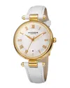 Akribos Xxiv Women's Genuine Leather Watch
