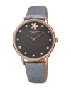 Akribos Xxiv Women's Genuine Leather Watch