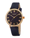Akribos Xxiv Women's Leather Watch