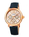 Akribos Xxiv Women's Leather Watch