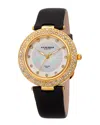 Akribos Xxiv Women's Leather Watch