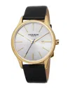 Akribos Xxiv Women's Leather Watch In Multicolor