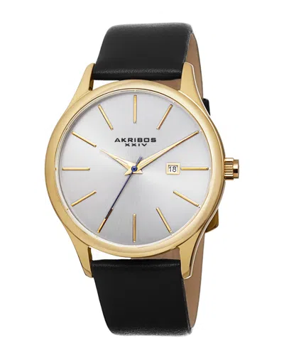 AKRIBOS XXIV AKRIBOS XXIV WOMEN'S LEATHER WATCH