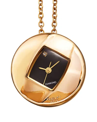AKRIBOS XXIV AKRIBOS XXIV WOMEN'S METAL DIAMOND WATCH
