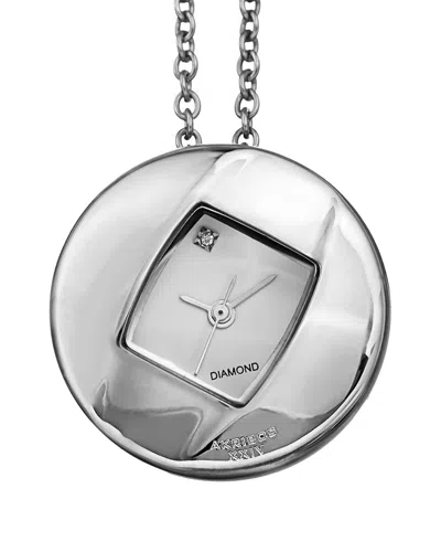 AKRIBOS XXIV AKRIBOS XXIV WOMEN'S METAL DIAMOND WATCH
