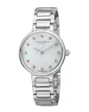 Akribos Xxiv Women's Stainless Steel Diamond Watch