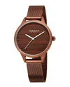 Akribos Xxiv Women's Stainless Steel Mesh Watch
