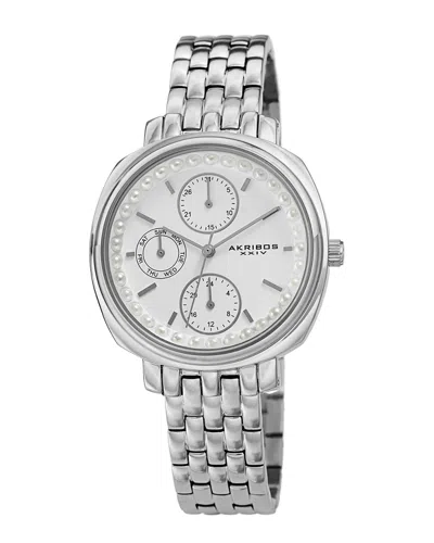 Akribos Xxiv Women's Stainless Steel Watch