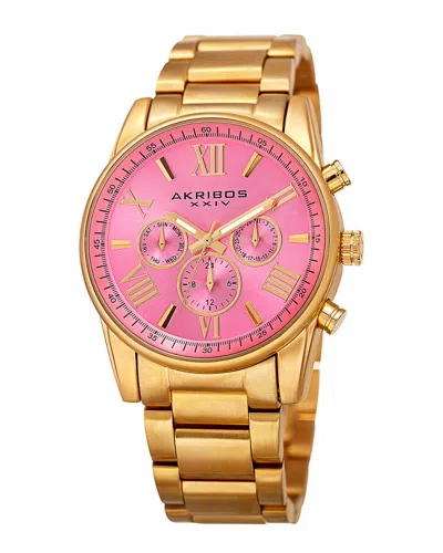 Akribos Xxiv Women's Stainless Steel Watch