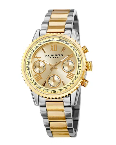 AKRIBOS XXIV AKRIBOS XXIV WOMEN'S STAINLESS STEEL WATCH