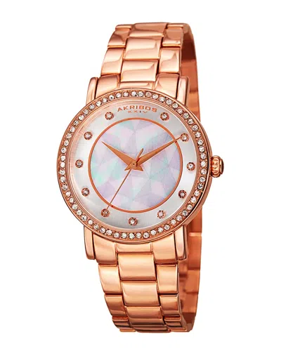 AKRIBOS XXIV AKRIBOS XXIV WOMEN'S STAINLESS STEEL WATCH