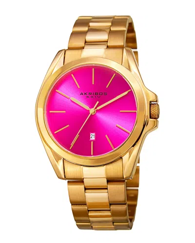 Akribos Xxiv Women's Stainless Steel Watch
