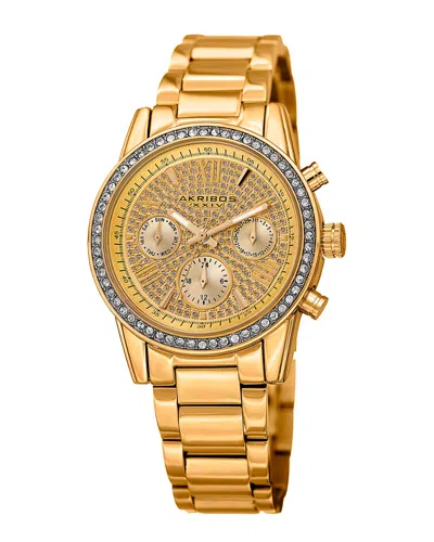 Akribos Xxiv Women's Stainless Steel Watch