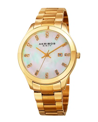 Akribos Xxiv Women's Stainless Steel Watch