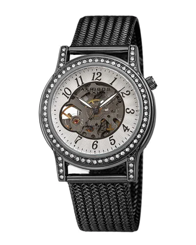 Akribos Xxiv Women's Stainless Steel Watch