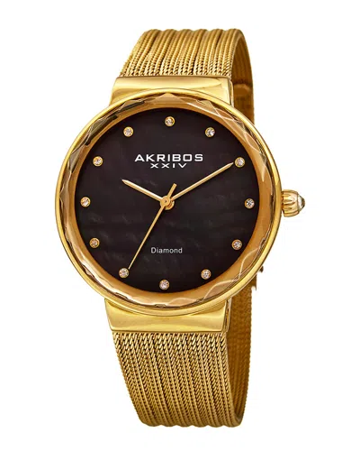 AKRIBOS XXIV AKRIBOS XXIV WOMEN'S STAINLESS STEEL WATCH