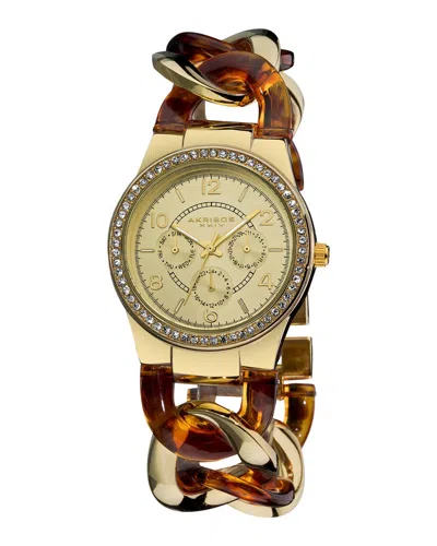 Akribos Xxiv Women's Ultimate Watch In Beige
