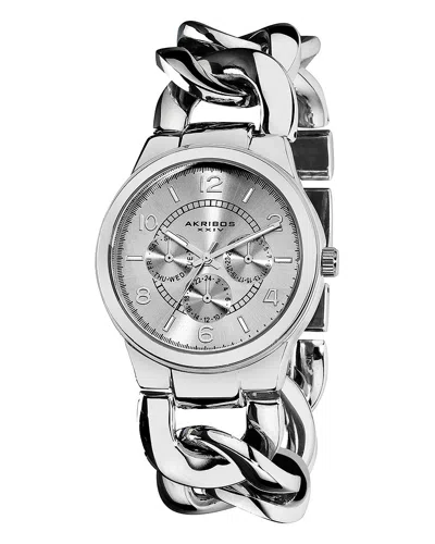 Akribos Xxiv Women's Ultimate Watch In Silver