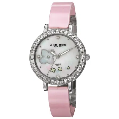 Akribos Xxiv Women's Watch Ak762sspk In Pink