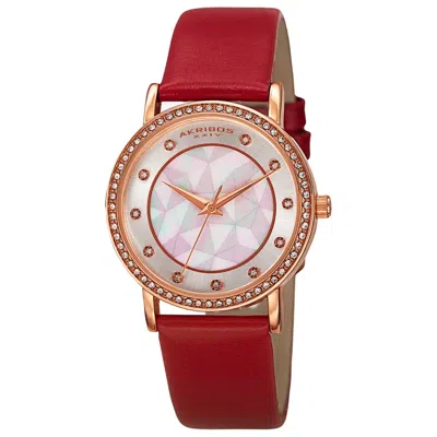 Akribos Xxiv Women's Watch Ak791rd In Red