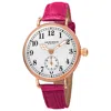 Akribos Xxiv Women's Leather Watch