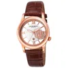 Akribos Xxiv Women's Watch Ak837rgbr In Brown