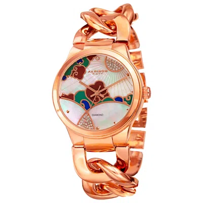 Akribos Xxiv Women's Watch Ak931rg In Gold