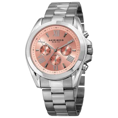 Akribos Xxiv Women's Stainless Steel Watch